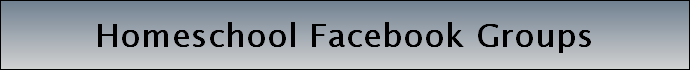 Homeschool Facebook Groups